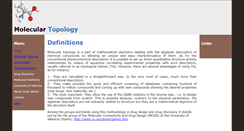 Desktop Screenshot of moleculartopology.com