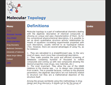 Tablet Screenshot of moleculartopology.com
